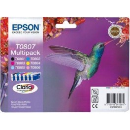 Tinta EPSON T0807 MULTIPACK