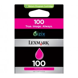 TINTA LEXMARK 100 magenta