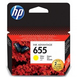 Tinta HP CZ112AE no. 655 Yellow