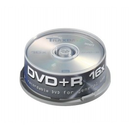 DVD +R 16X  silver 25 cake
