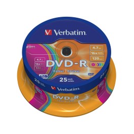 DVD-R 4,7GbCOLOR 25 U PAK