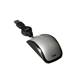 MIŠ USB PLUM STRECH SIVI